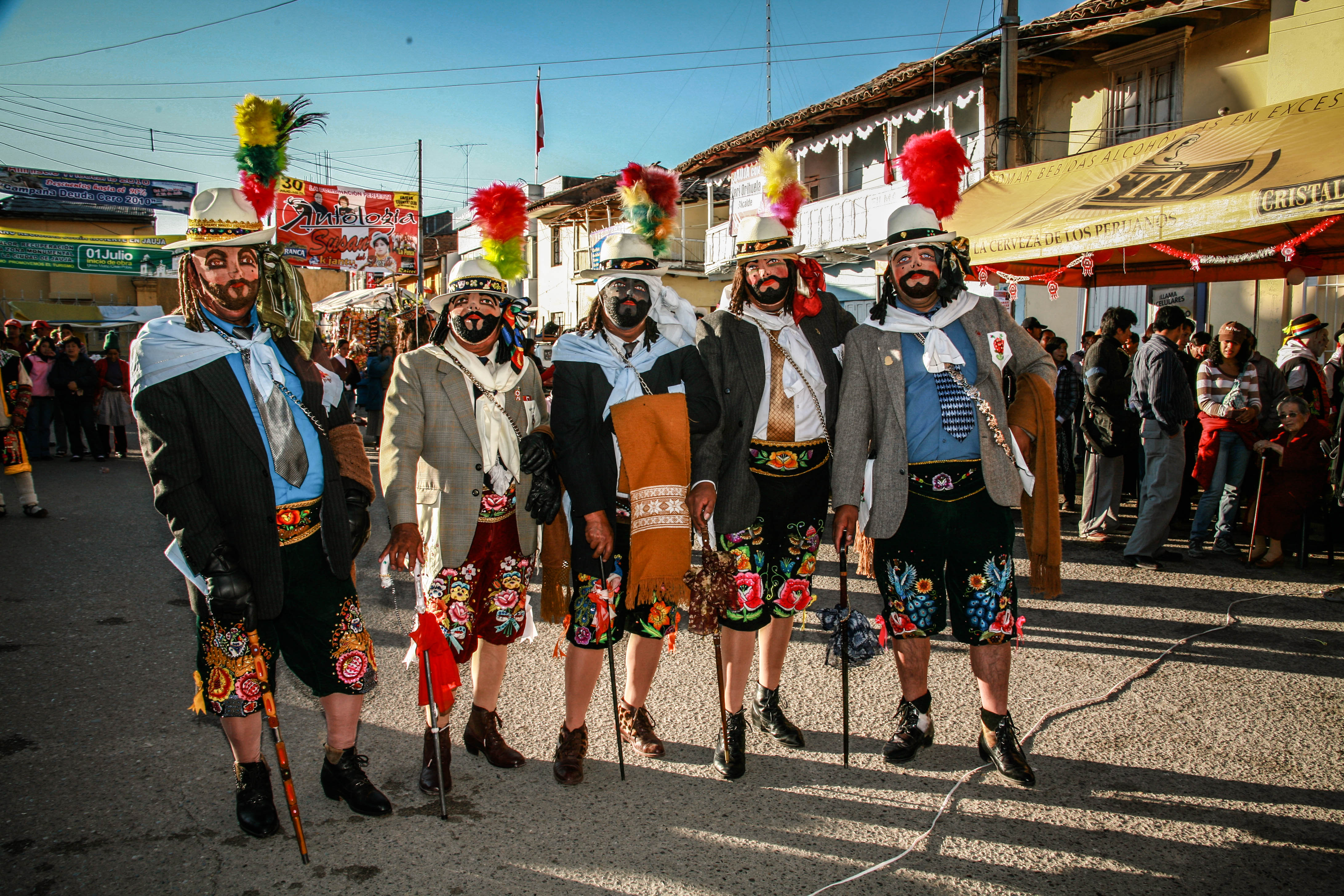 Español de Tunantada - Traditional Tunantada festival dancers in Jauja